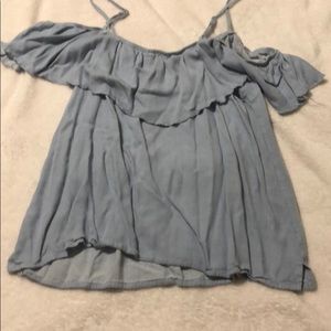 Off the shoulder tank